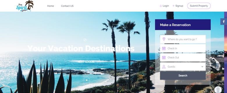 This project was requested by the company based in California named as Free Spirit Stays to develop an online resort/property listening and booking system people can submit and book resorts etc.
